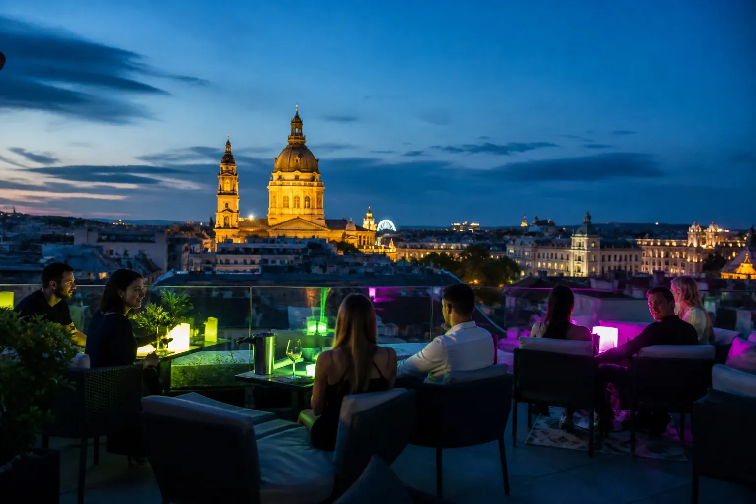 360 Bar panorámás tetőterasza